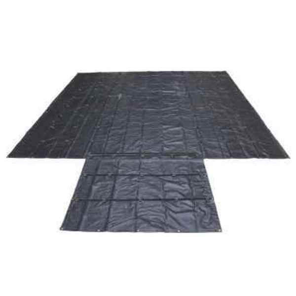 Us Cargo Control Heavy Duty Tarp, Black, PVC Coated Polyester HLT20186-BLK